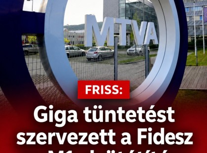 Giga tüntetést szervezett a Fidesz az M1 elsötétítése miatt!