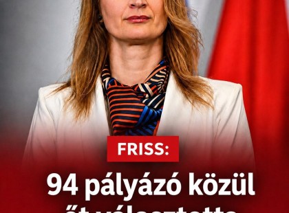94-en jelentkeztek erre a fontos feladatra, ezt a férfit választotta Forsthoffer Ágnes – fotó