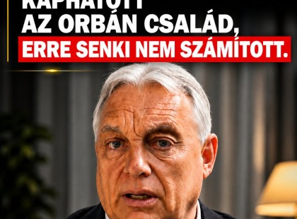 Óriási örömhírt kaphatott az Orbán család, erre senki nem számított.