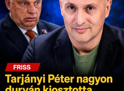 Tarjányi Péter durván kiosztotta Orbán Viktort, fontos dologra hívta fel a figyelmet