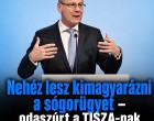 Nehéz lesz kimagyarázni a sógorügyet – odaszúrt a TISZA-nak Navracsics Tibor