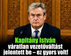 Kapitány István váratlan vezetőváltást jelentett be – ez gyors volt!