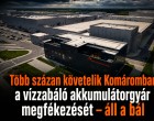 Több százan követelik Komáromban a vízzabáló akkumulátorgyár megfékezését – áll a bál