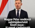 Magyar Péter rendkívüli sajtótájékoztatót hívott össze – itt vannak a legfontosabb bejelentések!