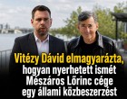 Vitézy Dávid elmagyarázta, hogyan nyerhetett ismét Mészáros Lőrinc cége egy állami közbeszerzést