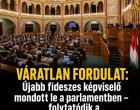 VÁRATLAN FORDULAT: Újabb fideszes képviselő mondott le a parlamentben – folytatódik a Fidesz-frakció fiatalítása
