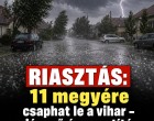 Ekkor érkezik a vihar! Gigantikus vihar közelít 90 km/h-s szél is kíséri, nem ússzuk meg szárazon !– ha ott élsz, ezt most azonnal tudnod kell! 🌩️ ❄️ ❄️ 👇 Cikk a hozzászólásoknál >>>