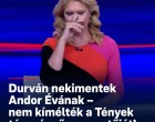 Durván nekimentek Andor Évának – nem kímélték a Tények távozó műsorvezetőjét!