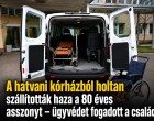 A hatvani kórházból holtan szállították haza a 80 éves asszonyt – ügyvédet fogadott a család