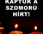 1 perce érkezett! – Szörnyű hírt kaptunk ma reggelre – nagy név távozott közülünk! 👇𝐂𝐢𝐤𝐤 𝐚 𝐡𝐨𝐳𝐳𝐚́𝐬𝐳𝐨́𝐥𝐚́𝐬𝐨𝐤𝐧𝐚́𝐥!