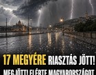17 megyére riasztás jött !Megjött! Elérte Magyarországot a gigavihar jégesővel :RIASZTÁS! Durva villámlással ÉS JÉGGEL KÖZELEG a vihar!! ÓRÁRÓL ÓRÁRA MUTATJUK HOL CSAP LE A VIHA