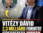 Vitézy Dávid 2,3 MILLIÁRD FORINTOT FIZETTETETT VISSZA MÉSZÁROS LŐRINCCEL!