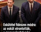 Eskütétel fideszes módra: az esküt elrontották, a magyarázatot még jobban... :) -videó 👇𝐂𝐢𝐤𝐤 𝐚 𝐡𝐨𝐳𝐳𝐚́𝐬𝐳𝐨́𝐥𝐚́𝐬𝐨𝐤𝐧𝐚́𝐥!