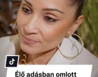 Élő adásban omlott össze Nótár Mary -videó