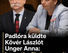 Padlóra küldte Kövér Lászlót Unger Anna:kegyetlenül visszanyalt a fagyi! 👇𝐂𝐢𝐤𝐤 𝐚 𝐡𝐨𝐳𝐳𝐚́𝐬𝐳𝐨́𝐥𝐚́𝐬𝐨𝐤𝐧𝐚́𝐥!
