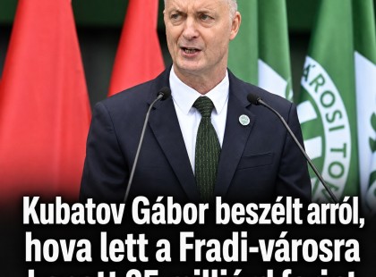 Kubatov Gábor beszélt arról, hova lett a Fradi-városra kapott 25 milliárd forint