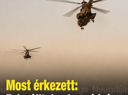 Rendkívüli helyzet: Felszálltak a honvédség helikopterei, óriási a baj!