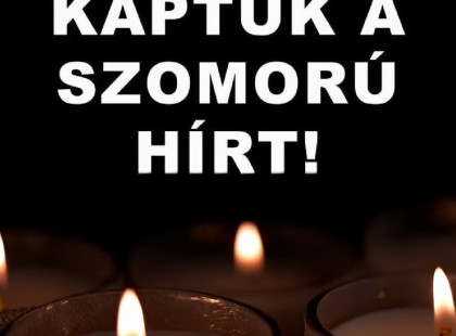 1 perce érkezett! Gyászba borult az ország – Szörnyű hírt kaptunk ma reggelre – nagy név távozott közülünk! ????? ? ?????́???́??́?????́?!