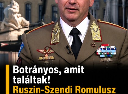 Botrányos amit találtak! Ruszin-Szendi Romulusz bejelentette,hogy ennek súlyos következményei lesznek!