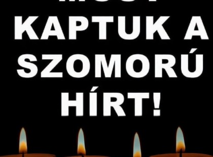 1 perce érkezett! Gyászba borult az ország – Szörnyű hírt kaptunk – nagy név távozott közülünk! ????? ? ?????́???́??́?????́?!