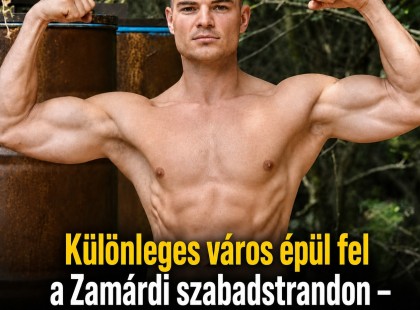 Különleges város épül fel a Zamárdi szabadstrandon – Pumped Gabo polgármester lesz