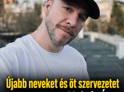 Újabb neveket és öt szervezetet nevezett meg Molnár Áron az NKA-botrány kapcsán