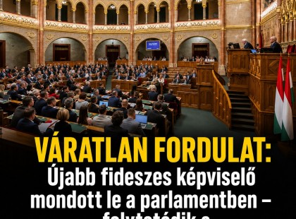 VÁRATLAN FORDULAT: Újabb fideszes képviselő mondott le a parlamentben – folytatódik a Fidesz-frakció fiatalítása