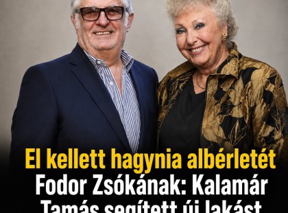 El kellett hagynia albérletét Fodor Zsókának: Kalamár Tamás segített új lakást szerezni neki