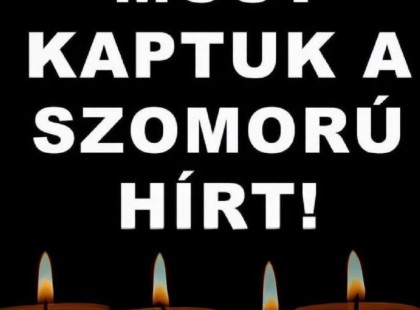 1 perce érkezett! Gyászba borult az ország – Szörnyű hírt kaptunk – nagy név távozott közülünk! ????? ? ?????́???́??́?????́?!
