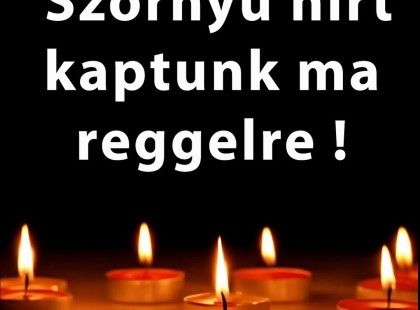 1 perce érkezett! Gyászba borult az ország – Szörnyű hírt kaptunk ma reggelre – nagy név távozott közülünk! ????? ? ?????́???́??́?????́?!