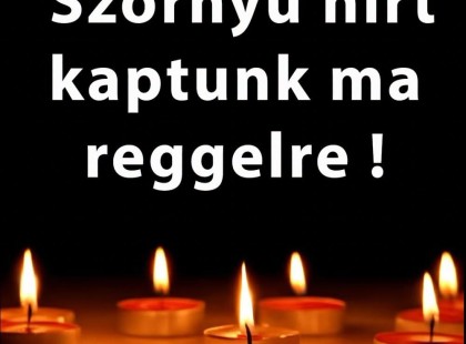 1 perce érkezett! Gyászba borult az ország – Szörnyű hírt kaptunk ma reggelre – nagy név távozott közülünk! ????? ? ?????́???́??́?????́?!