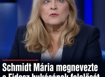 Schmidt Mária megnevezte a Fidesz bukásának felelősét – leesik az állad, ha elolvasod!