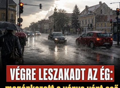 VÉGRE LESZAKADT AZ ÉG: megérkezett a várva várt eső – mutatjuk, merre halad tovább!