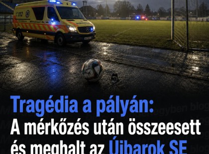Tragédia a pályán: A mérkőzés után összeesett és meghalt az Újbarok SE labdarúgója