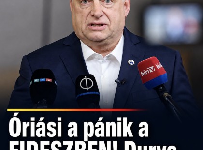 Óriási a pánik a FIDESZBEN! Durva, ami történik!