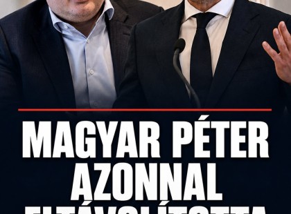 Magyar Péter azonnal eltávolította Nagy Mártont!