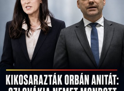 Kikosarazták Orbán Anitát:Szlovákia nemet mondott a több dunai vízre!