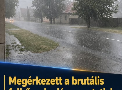 Megérkezett a brutális felhőszakadás: – mutatjuk, hol csapott le először!