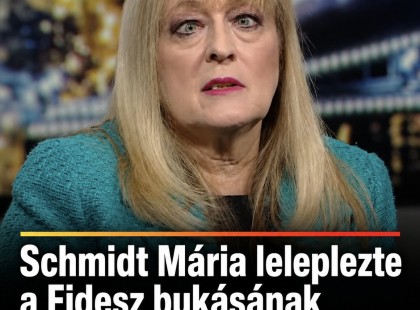 Schmidt Mária megtalálta a Fidesz bukásának felelősét