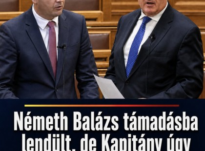 Németh Balázs támadásba lendült, de Kapitány úgy helyretette, hogy beleremegett a parlament!