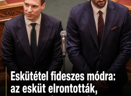 Eskütétel fideszes módra: az esküt elrontották, a magyarázatot még jobban... :) -videó ????? ? ?????́???́??́?????́?!