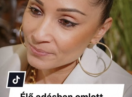 Élő adásban omlott össze Nótár Mary -videó