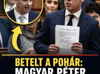 Betelt a pohár:Magyar Péter durván helyretette Toroczkait .