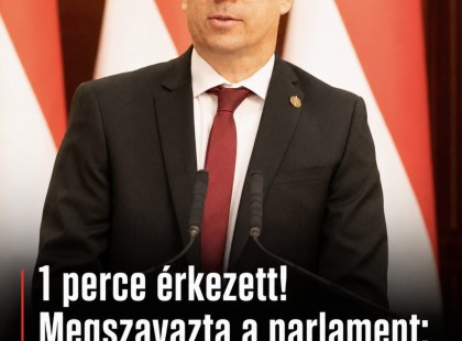 1 perce érkezett !Megszavazta a parlament: Eltávolítják a legfőbb ügyészt