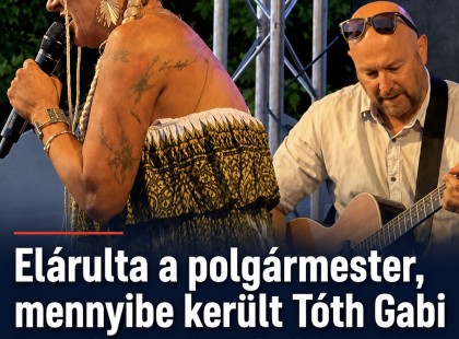Elárulta a polgármester, mennyibe került Tóth Gabi botrányos fellépése az Ürgés Fesztiválon!