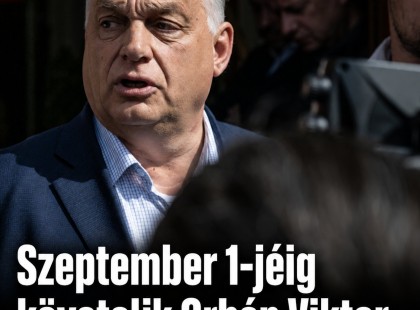 Szeptember 1-jéig követeli Orbán Viktor letartóztatását!