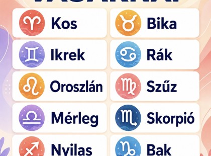 Hatalmas változást hoz a VASÁRNAP!VASÁRNAPII horoszkóp Cikk a hozzászólásoknál >>>