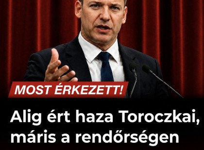 Alig ért haza Toroczkai, máris a rendőrségen kötött ki! Mutatjuk!