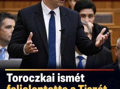 Toroczkai ismét feljelentette a Tiszát – de erre a válaszra nem számított!! ????? ? ?????́???́??́?????́?!