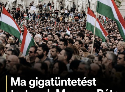 Ma giga tünetést tartanak Magyar Péter döntése ellen!